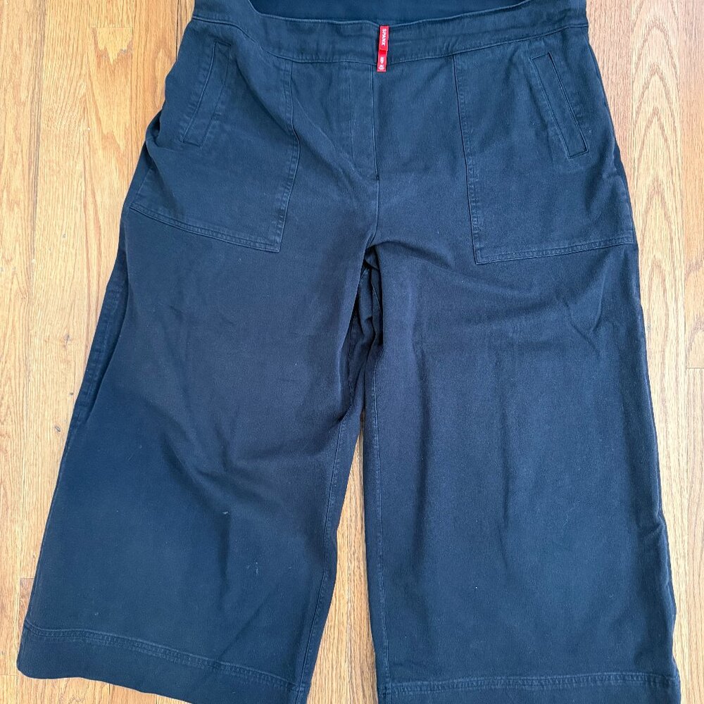 SPANX Black Wide Leg Pull-On Pants High Rise